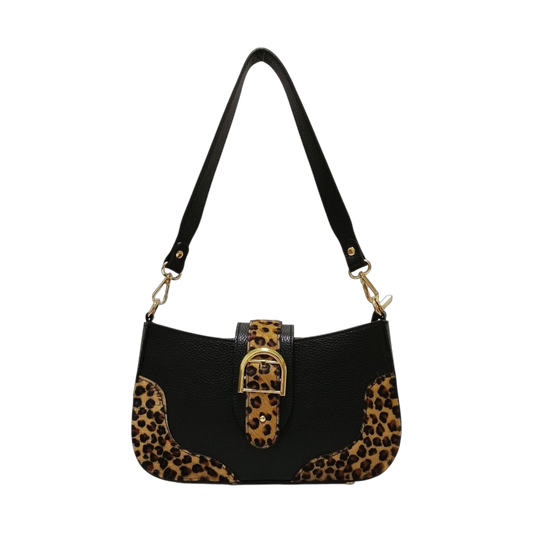 209-PONYSKIN SHOULDER BAG